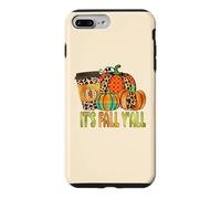 Custodia per iPhone 7 Plus/8 Plus It's Fall Y'all Pumpkin Women Men Happy Pumpkin Spice Season