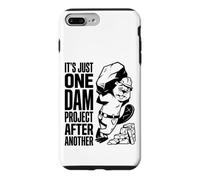 Custodia per iPhone 7 Plus/8 Plus It's Just One Dam Project After Another Funny Beaver