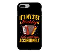 Custodia per iPhone 7 Plus/8 Plus It's My 21st Birthday Festeggiamo la fisarmonica