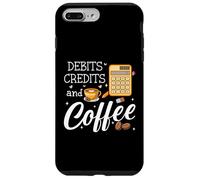 Custodia per iPhone 7 Plus/8 Plus It's Tax Season Debits Credits & Coffee Cup Funny Accountant