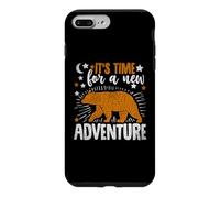 Custodia per iPhone 7 Plus/8 Plus It's Time For A New Adventure Camping Hiking Camper Nature