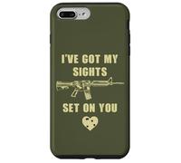 Custodia per iPhone 7 Plus/8 Plus I've Got My Sights Set On You - Funny Sarcastic Gun Humor