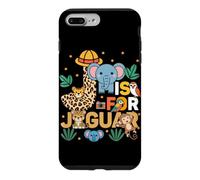 Custodia per iPhone 7 Plus/8 Plus J è per Jaguar Zoo Animals Gita allo zoo Jungle Zoo Day