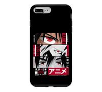 Custodia per iPhone 7 Plus/8 Plus Japan Anime Warrior Eyes Illustration Graphic Anime