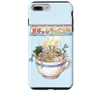 Custodia per iPhone 7 Plus/8 Plus Japanese Retro 90s Mecha Warrior Meka Roboto Ukiyo-E