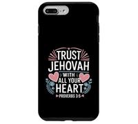 Custodia per iPhone 7 Plus/8 Plus Jehovah's Witness Trust Jehovah Heart Proverbs 3:5 JW ORG JW