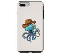 Custodia per iPhone 7 Plus/8 Plus Jellyfish Western Sheriff Cowboy Funny Ocean Animal