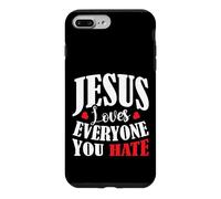Custodia per iPhone 7 Plus/8 Plus Jesus Loves Everyone You Hate