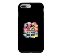 Custodia per iPhone 7 Plus/8 Plus Jesus Took Naps I'm Just Trying To Be More Like Him