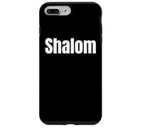 Custodia per iPhone 7 Plus/8 Plus Jewish Hebrew Faith Phrase Design Shalom Chai Tess and more