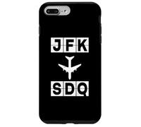 Custodia per iPhone 7 Plus/8 Plus JFK a SDQ Rotta aerea New York Santo Domingo