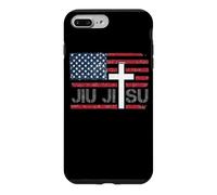 Custodia per iPhone 7 Plus/8 Plus Jiu Jitsu Usa Christian Cross Dio Jiu Jitsu E Usa