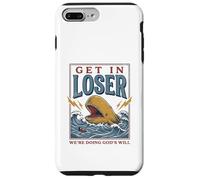 Custodia per iPhone 7 Plus/8 Plus Jonah and the Whale Funny Christian Bible Story God