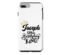 Custodia per iPhone 7 Plus/8 Plus Joseph The Birthday King Happy Birthday Shirt Uomini Ragazzi Adolescenti