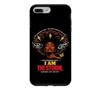 Custodia per iPhone 7 Plus/8 Plus Juneteenth She Whispered I Am The Storm Womens Black History