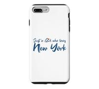 Custodia per iPhone 7 Plus/8 Plus Just A Girl Who Loves New York
