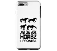 Custodia per iPhone 7 Plus/8 Plus Just One More Horse I Promise Equitazione Equitazione