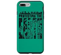 Custodia per iPhone 7 Plus/8 Plus Justice League Protecting The Earth