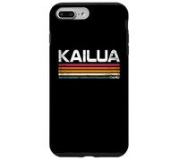 Custodia per iPhone 7 Plus/8 Plus Kailua, Oahu, Hawaii, Retro Design, Kailua, Stati Uniti