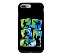 Custodia per iPhone 7 Plus/8 Plus Karate Arti Marziali Campione Nero Cintura Kid
