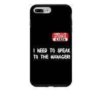 Custodia per iPhone 7 Plus/8 Plus Karen parlare al direttore divertente Meme citazione regalo di Halloween donne