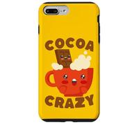 Custodia per iPhone 7 Plus/8 Plus Kawaii Hot Cocoa Crazy Chocolate Drink Amante