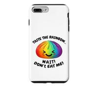 Custodia per iPhone 7 Plus/8 Plus Kawaii Rainbow Dumpling squishy Raviolo divertente cutie