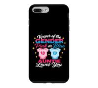 Custodia per iPhone 7 Plus/8 Plus Keeper of the Gender Auntie Loves You Gender Reveal
