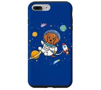 Custodia per iPhone 7 Plus/8 Plus Kids Boys Girls Astronaut Space Rhodesian Ridgeback Lover