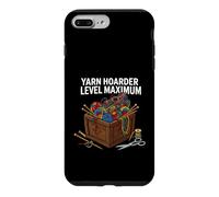 Custodia per iPhone 7 Plus/8 Plus Knitting Crochet Yarn Hoarder Level Maximum
