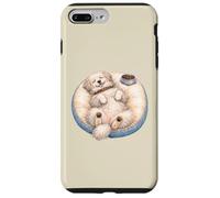 Custodia per iPhone 7 Plus/8 Plus Komondor - Cane rilassante, con cuccia per cani e mangime durante il sonno