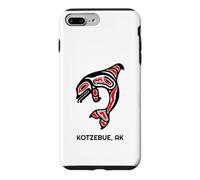 Custodia per iPhone 7 Plus/8 Plus Kotzebue, Alaska nativo americano indiano orca killer balene