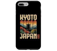 Custodia per iPhone 7 Plus/8 Plus Kyoto Giappone Pagoda Anime Scena Autunno Kanji Otaku Souvenir