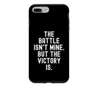 Custodia per iPhone 7 Plus/8 Plus la battaglia non è mia ma la vittoria è Motivazionale