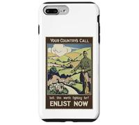 Custodia per iPhone 7 Plus/8 Plus La chiamata del tuo paese - Poster dell'esercito britannico 1915