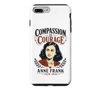Custodia per iPhone 7 Plus/8 Plus La compassione è coraggio Anne Frank 1929-1945