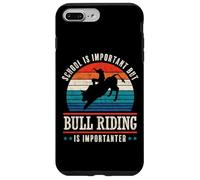 Custodia per iPhone 7 Plus/8 Plus La divertente cavalcata del toro è più importante Bull Rider