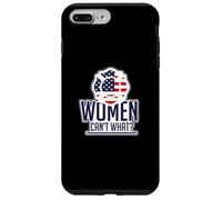 Custodia per iPhone 7 Plus/8 Plus La donna non può che orgoglioso pompiere bandiera