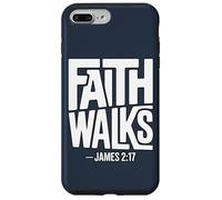 Custodia per iPhone 7 Plus/8 Plus La fede cammina Giacomo 2:17