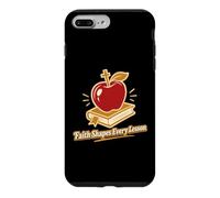 Custodia per iPhone 7 Plus/8 Plus La fede plasma ogni lezione Scuola cristiana
