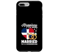 Custodia per iPhone 7 Plus/8 Plus La felicità divertente è essere sposati con un dominicano