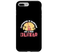Custodia per iPhone 7 Plus/8 Plus La felicità è il sole e una piccola chitarra divertente suonatore di ukulele