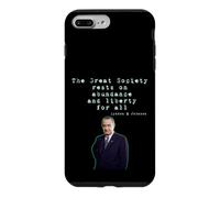 Custodia per iPhone 7 Plus/8 Plus La Grande Società poggia sull'abbondanza e sulla libertà per tutti i LBJ