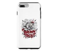 Custodia per iPhone 7 Plus/8 Plus La leggenda dei mostri della trota bruna Lunker Hunter River