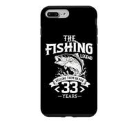 Custodia per iPhone 7 Plus/8 Plus La leggenda della pesca li avvolge per 33 anni di compleanno