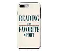 Custodia per iPhone 7 Plus/8 Plus La lettura è il mio sport preferito | Lettori e autori per gli amanti dei libri