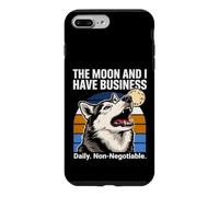 Custodia per iPhone 7 Plus/8 Plus La luna e io abbiamo un Husky quotidiano