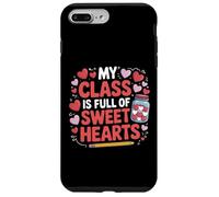 Custodia per iPhone 7 Plus/8 Plus La mia classe è piena di dolci cuori insegnante Valentine Classroom