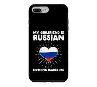 Custodia per iPhone 7 Plus/8 Plus La mia ragazza è russa nulla mi spaventa - Russia Heart
