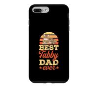 Custodia per iPhone 7 Plus/8 Plus La migliore festa del papà Tabby Dad Ever Tabby Cat